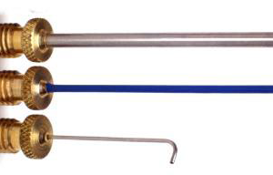 Feinsprühnadel, gebogen